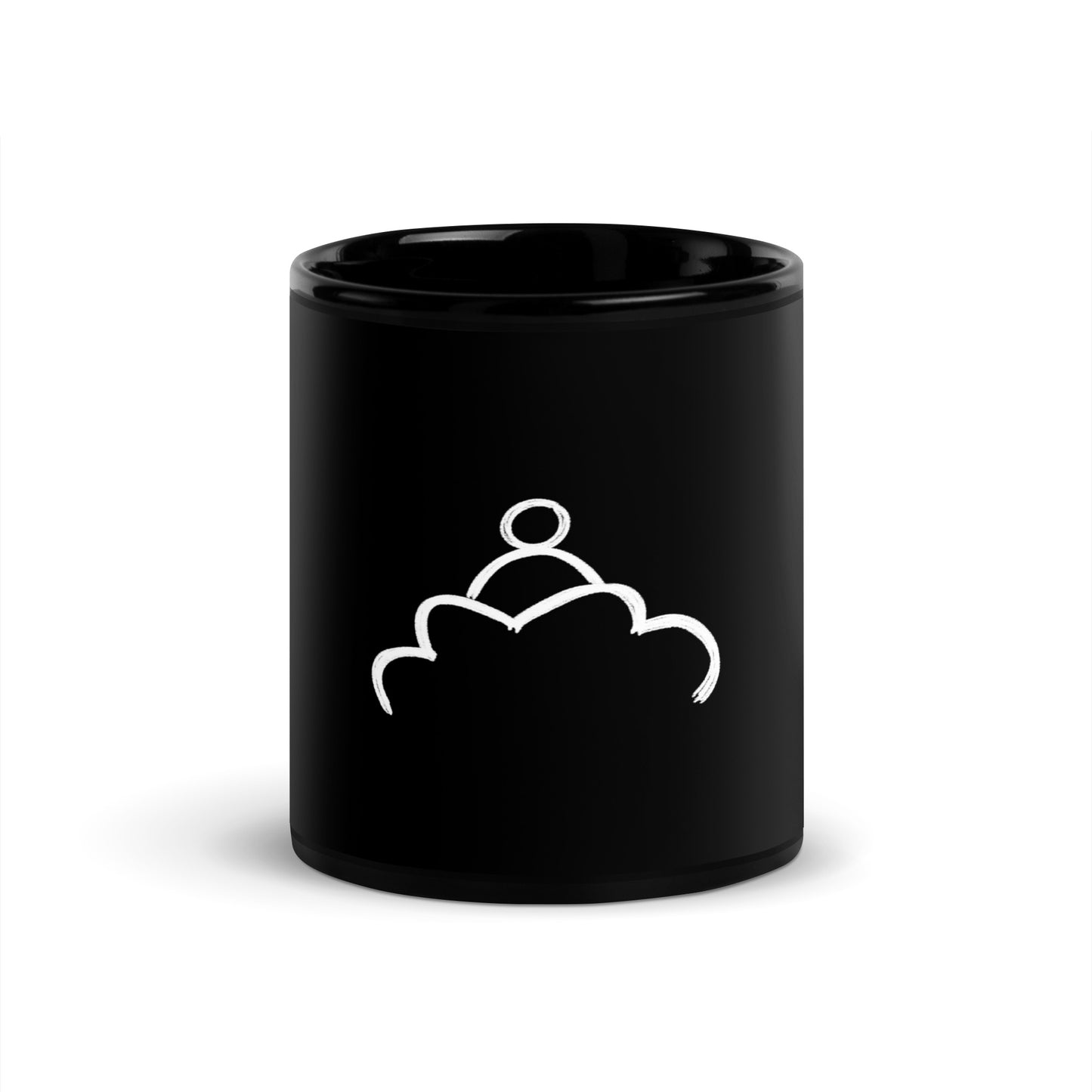 God black Glossy Mug