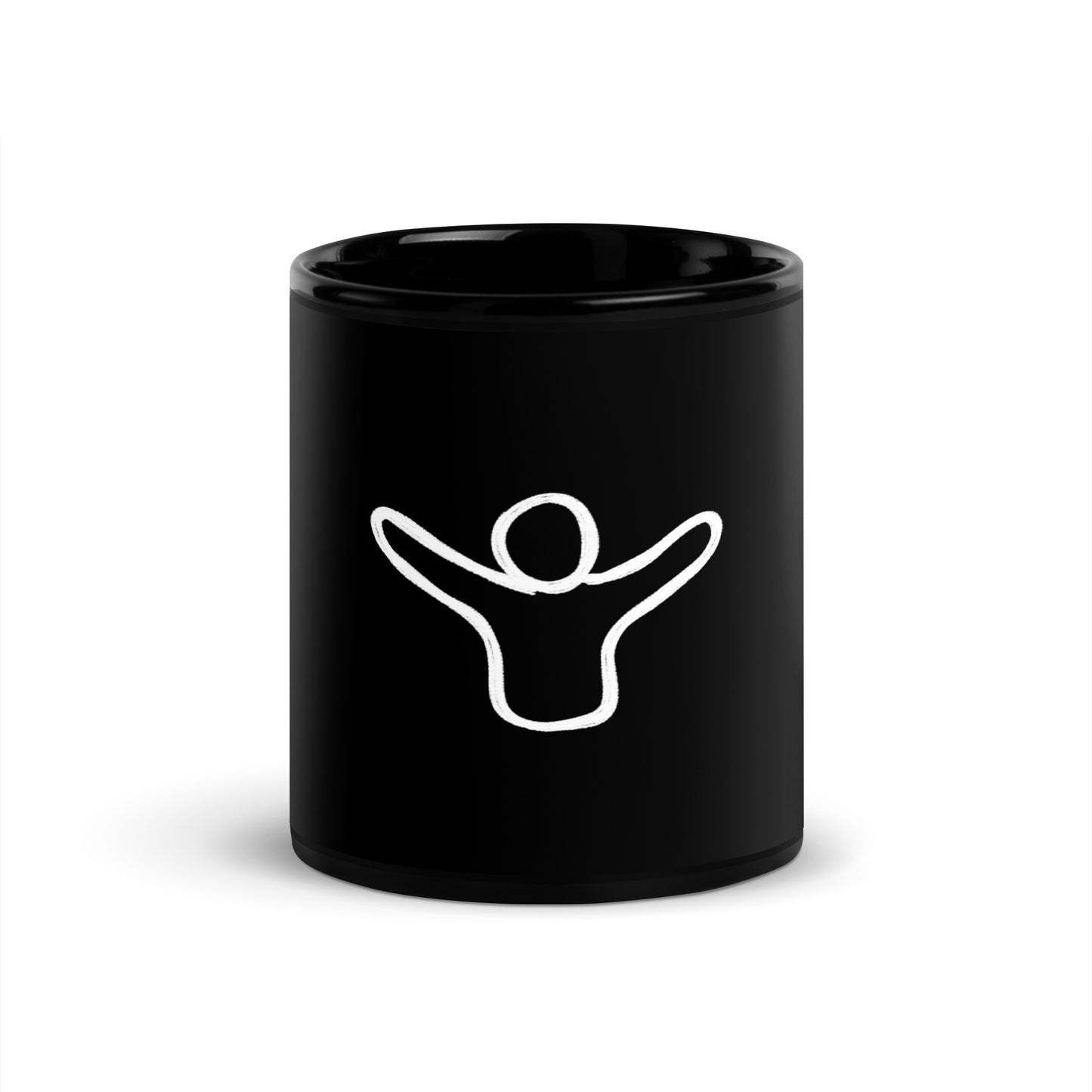 Acceptance black Glossy Mug