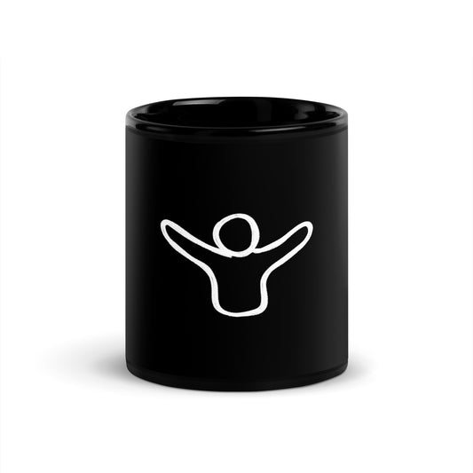 Acceptance black Glossy Mug