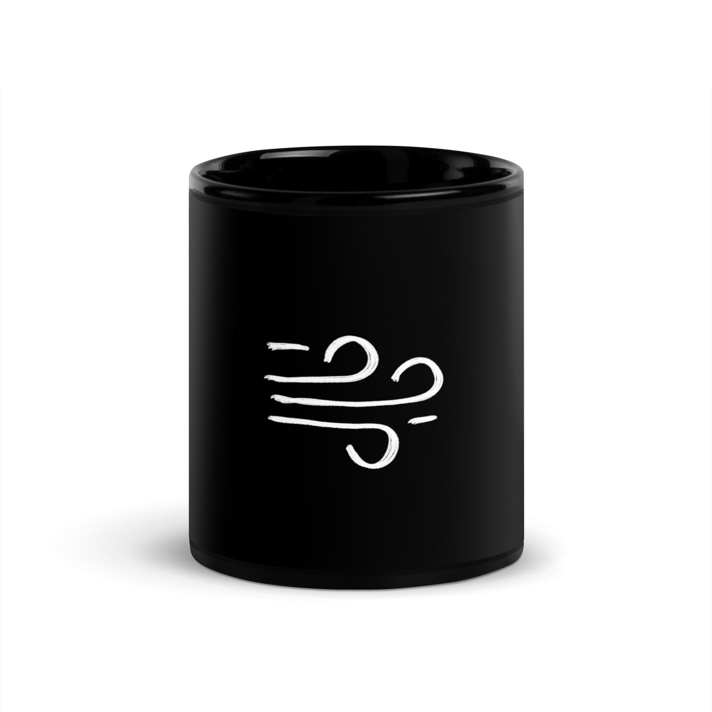 Breath black Glossy Mug