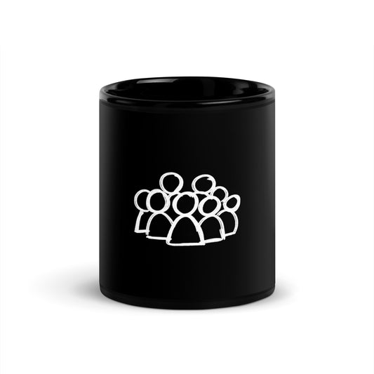 Community black Glossy Mug