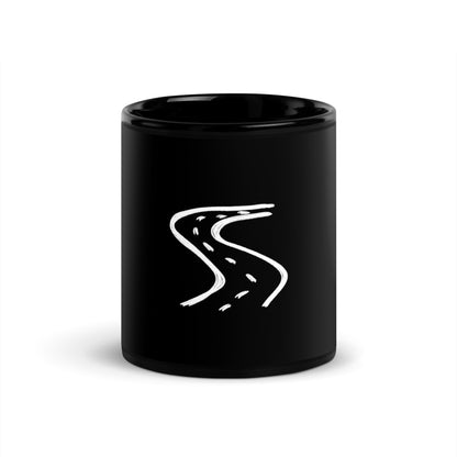 Delayed gratification black Glossy Mug