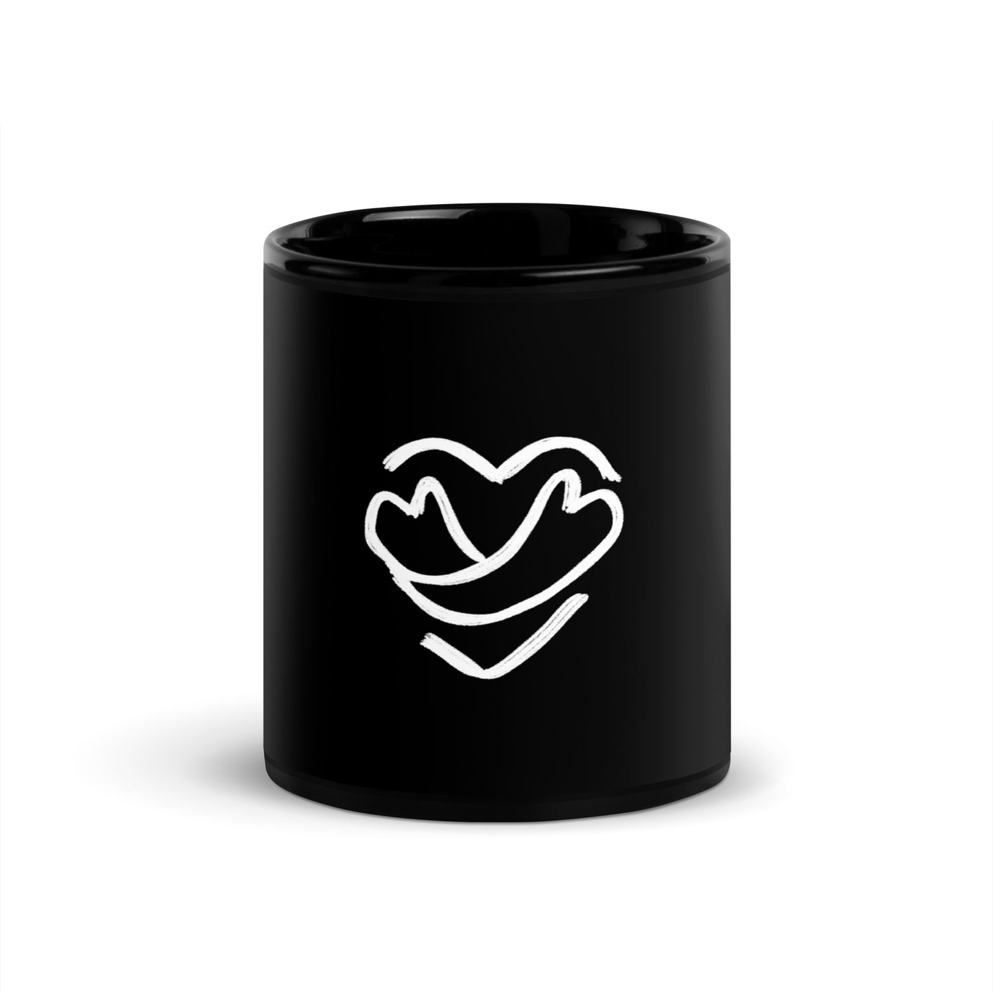 Gratitude black Glossy Mug