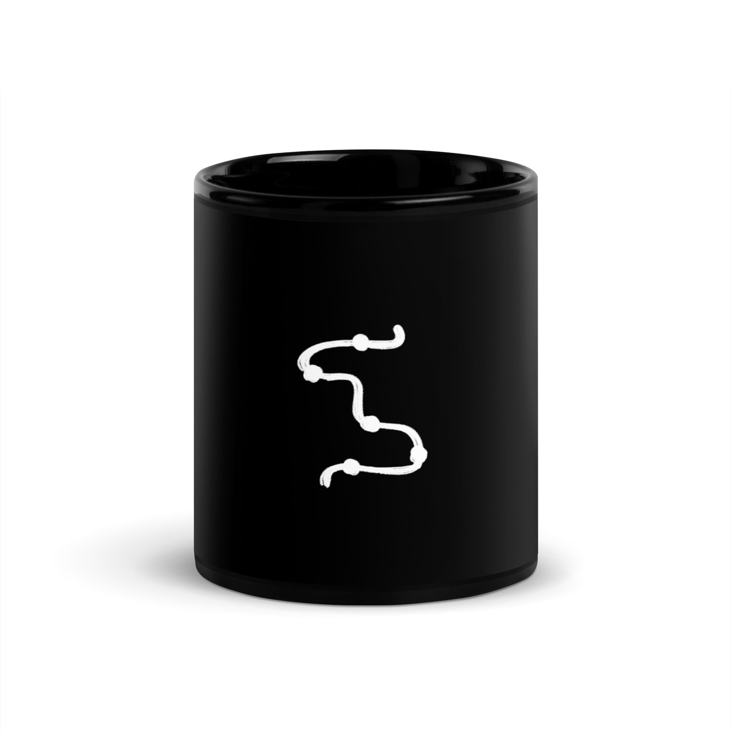 Journey black Glossy Mug