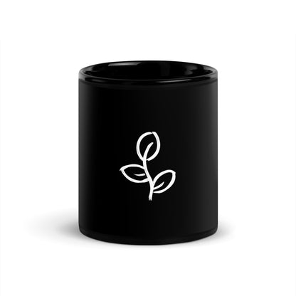 Life black Glossy Mug