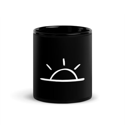 Optimism black Glossy Mug