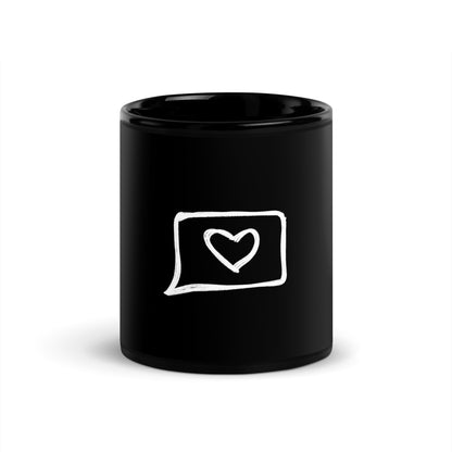 Self-talk black Glossy Mug