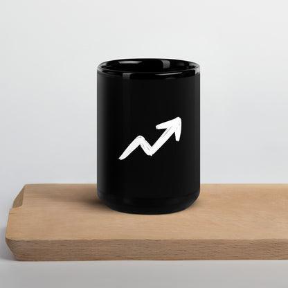 Thrive black Glossy Mug