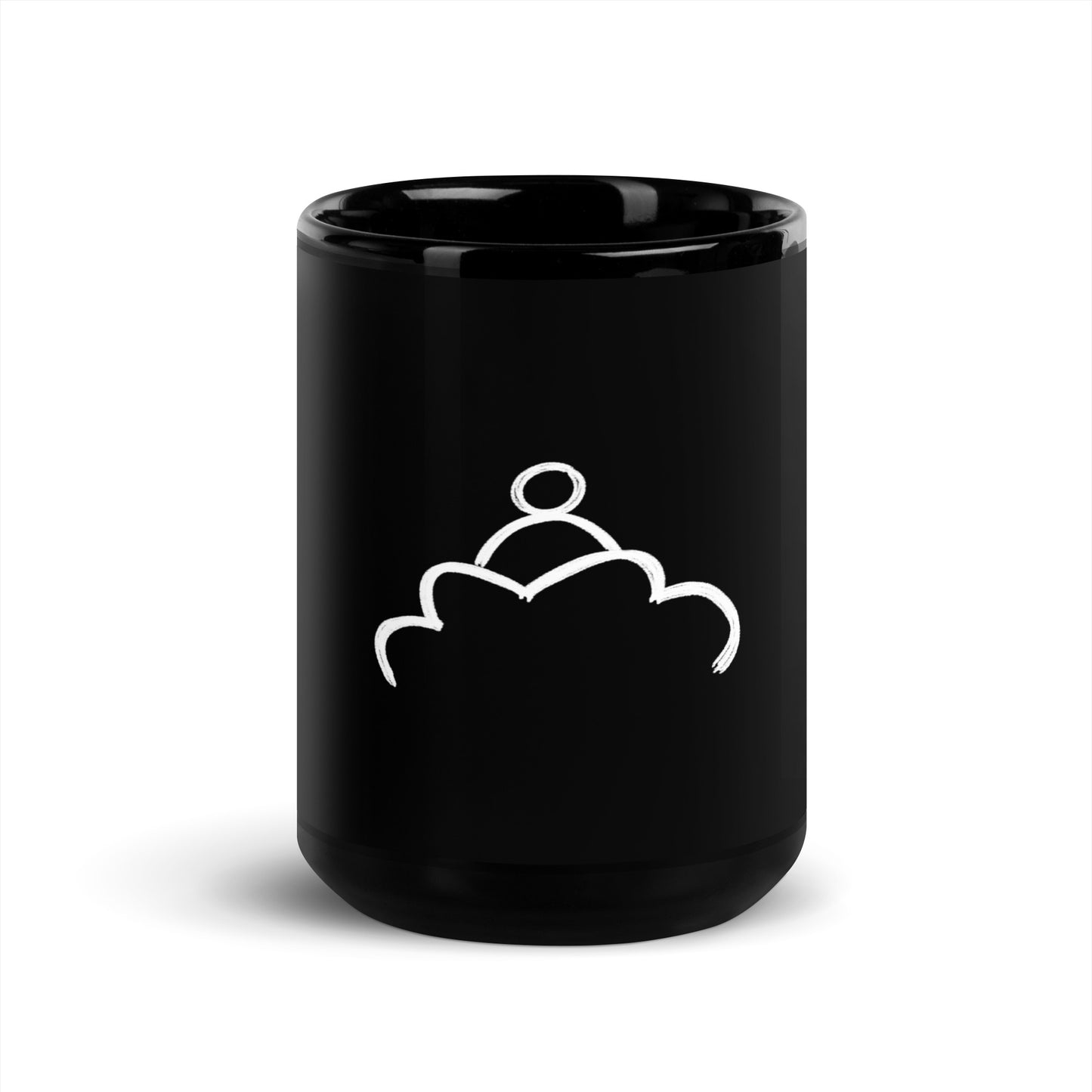 God black Glossy Mug