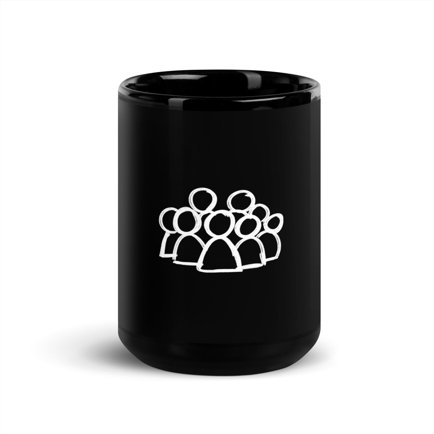 Community black Glossy Mug