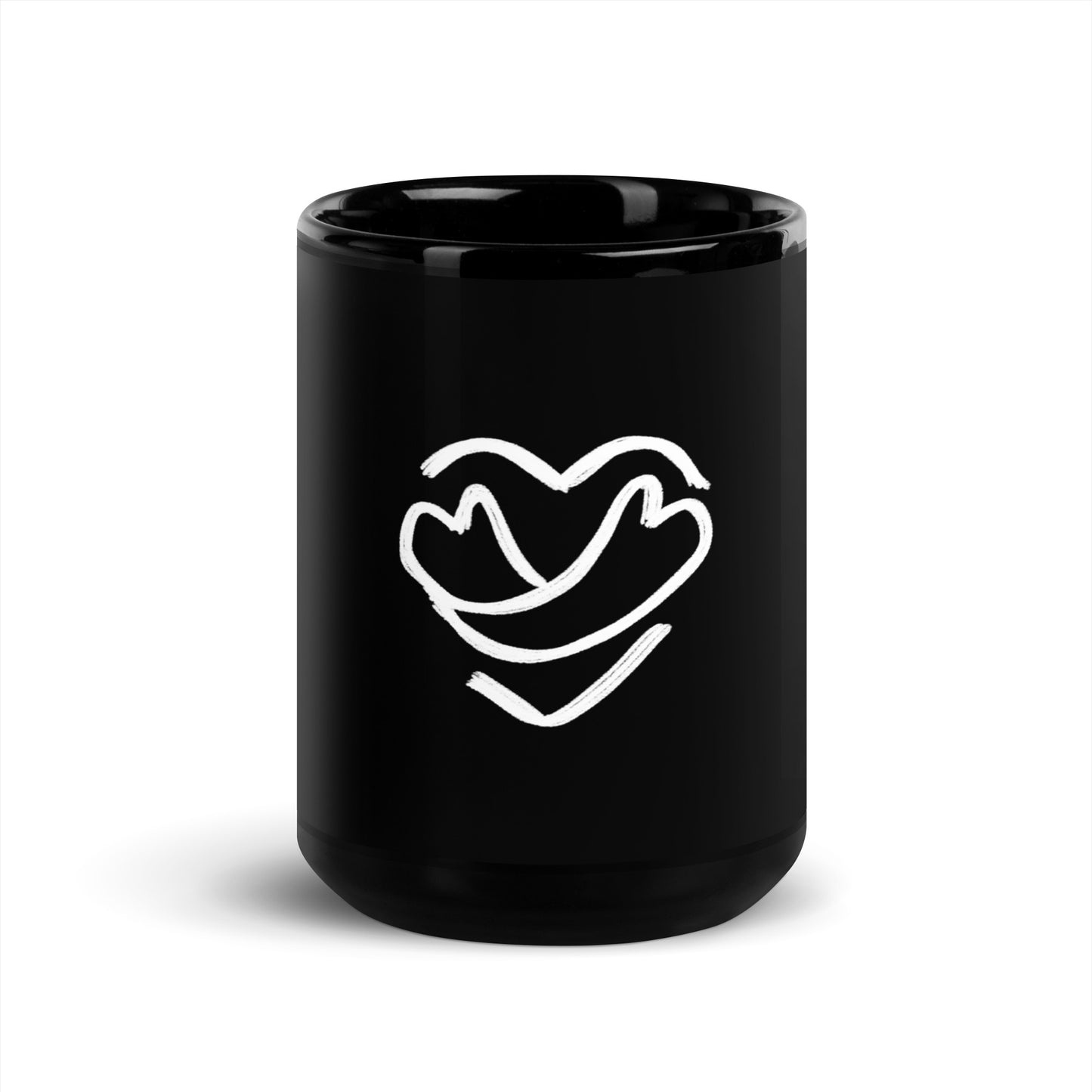 Gratitude black Glossy Mug