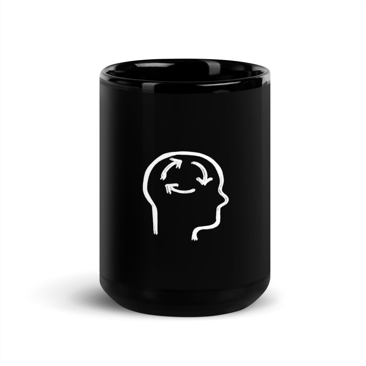 Habits black Glossy Mug