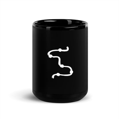 Journey black Glossy Mug