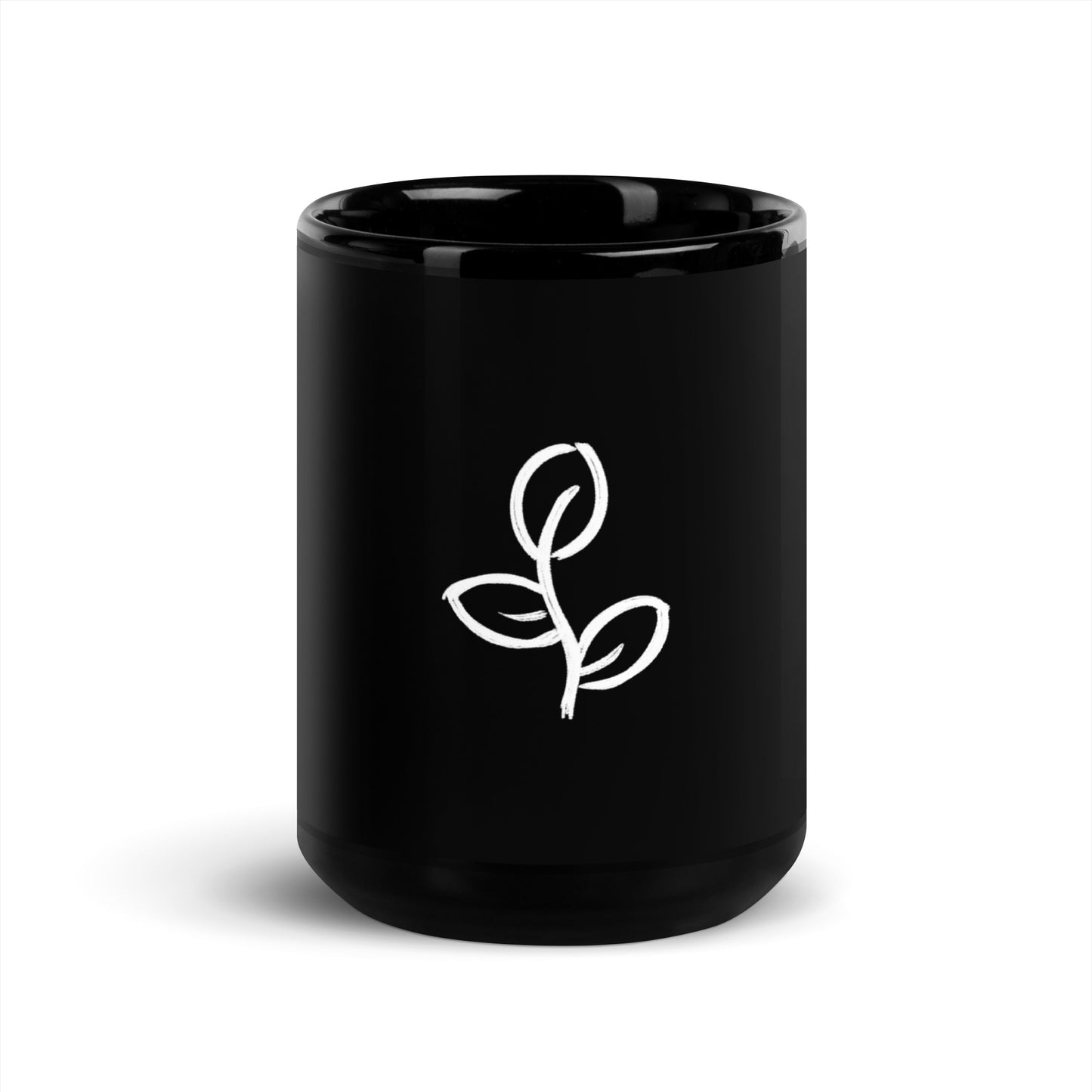 Life black Glossy Mug