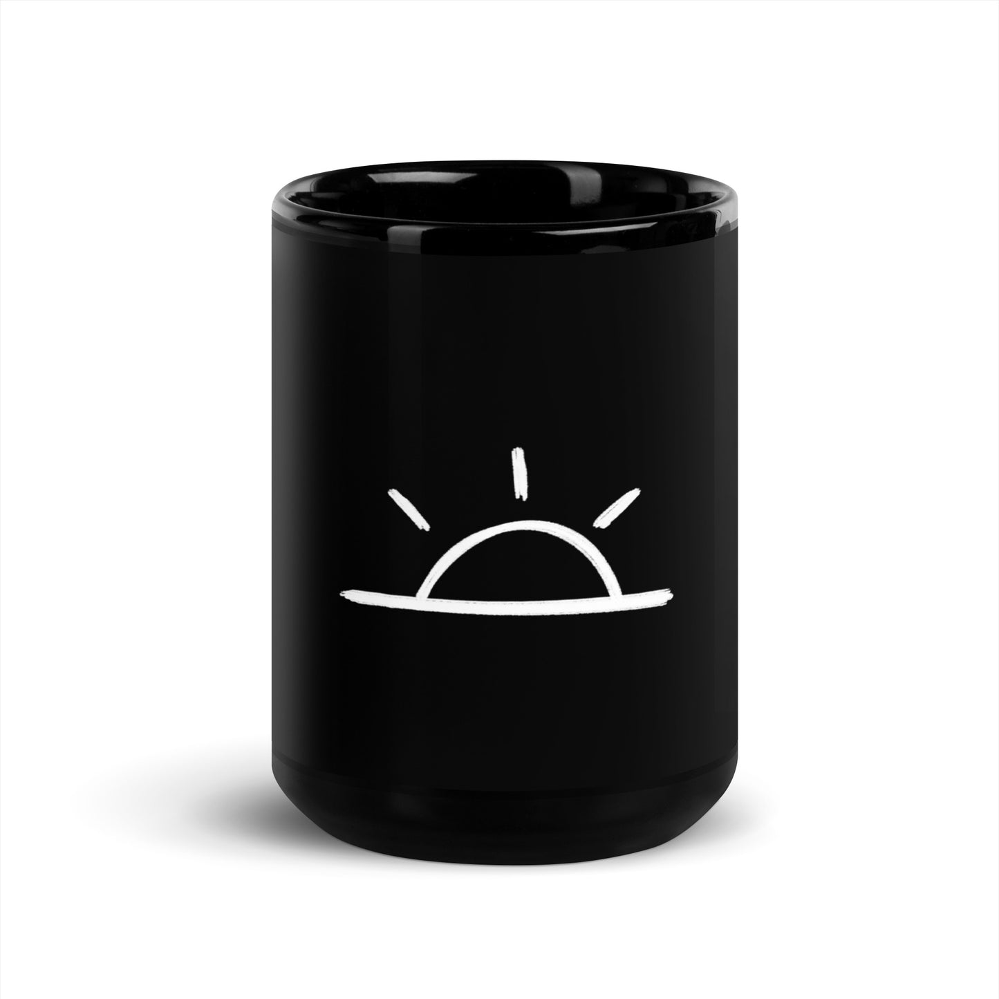 Optimism black Glossy Mug