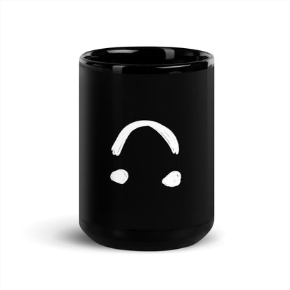 Playful black Glossy Mug