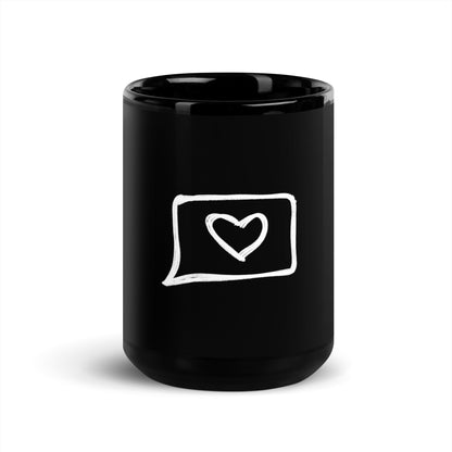 Self-talk black Glossy Mug