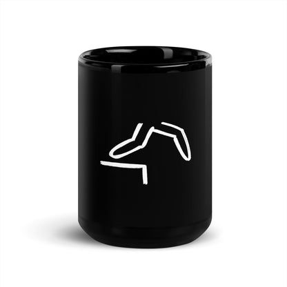 Take risks black Glossy Mug