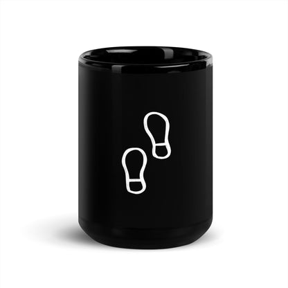 Step by step black Glossy Mug