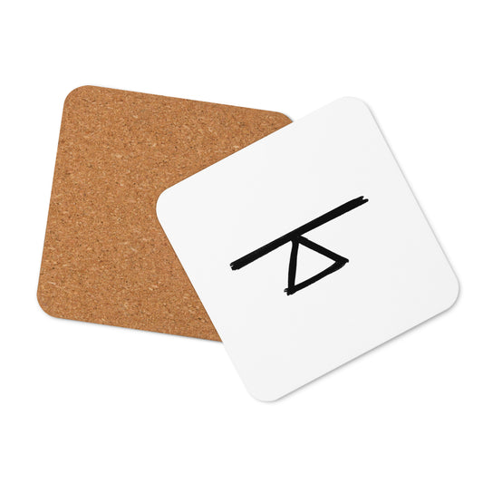 Balance cork-back coaster