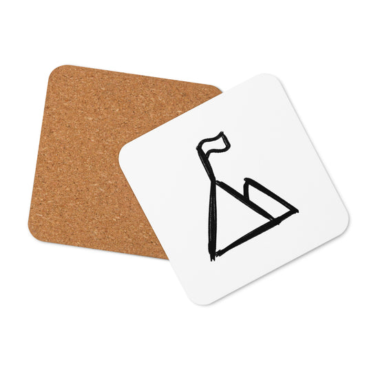 Goals cork-back coaster