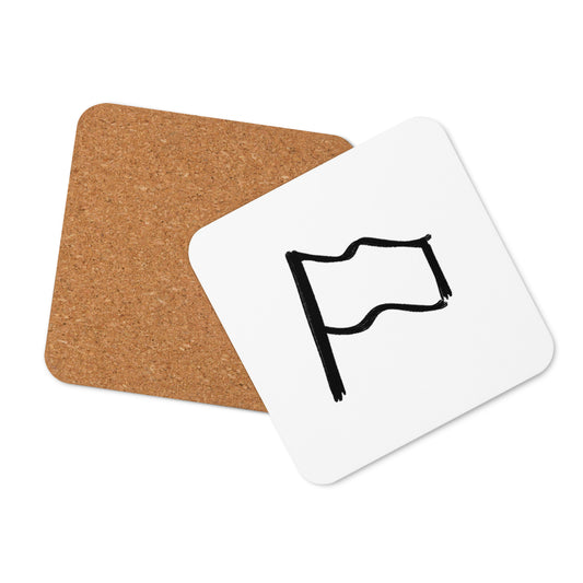 Nationality cork-back coaster