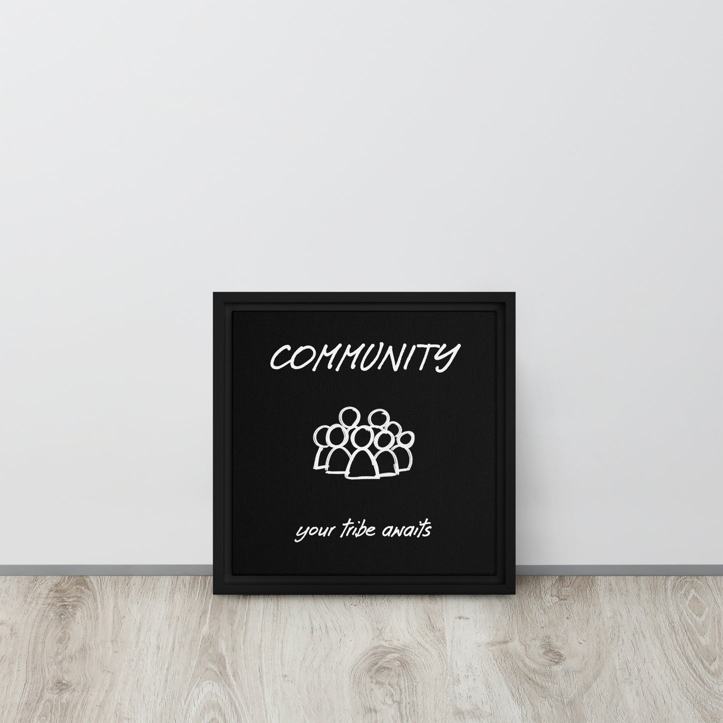 Community framed canvas