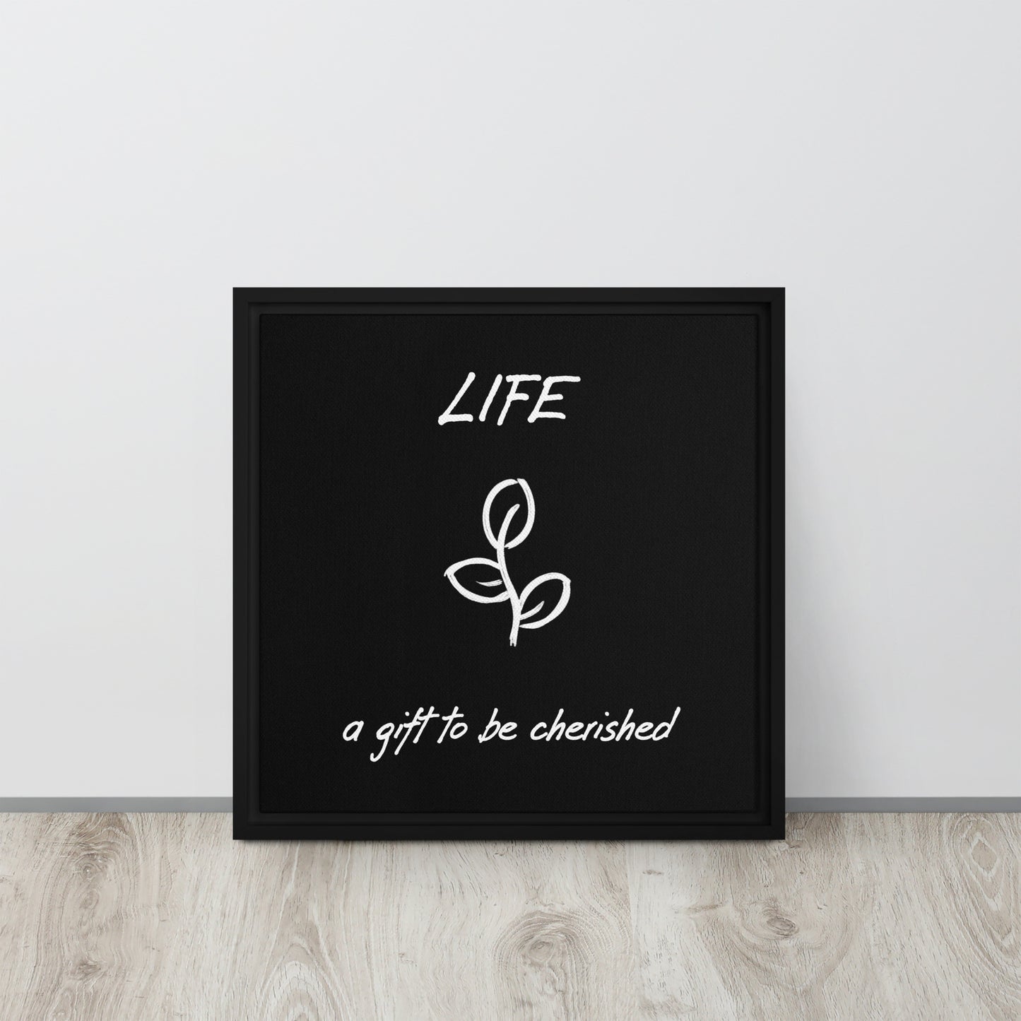 Life framed canvas