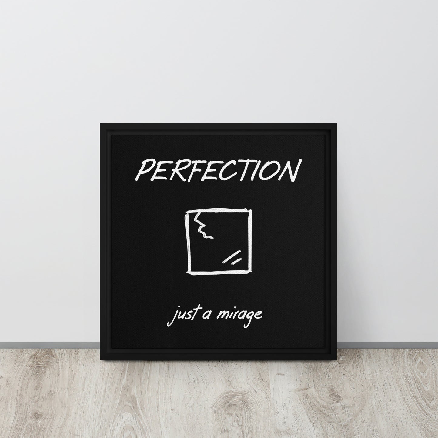 Perfection framed canvas