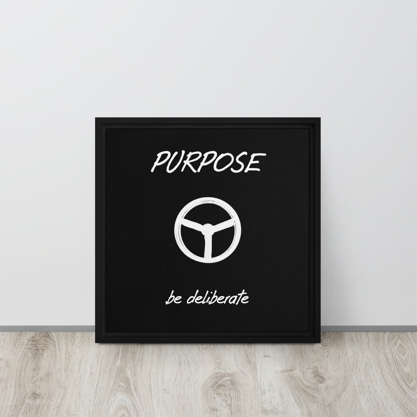 Purpose framed canvas