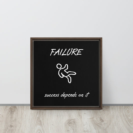 Failure framed canvas