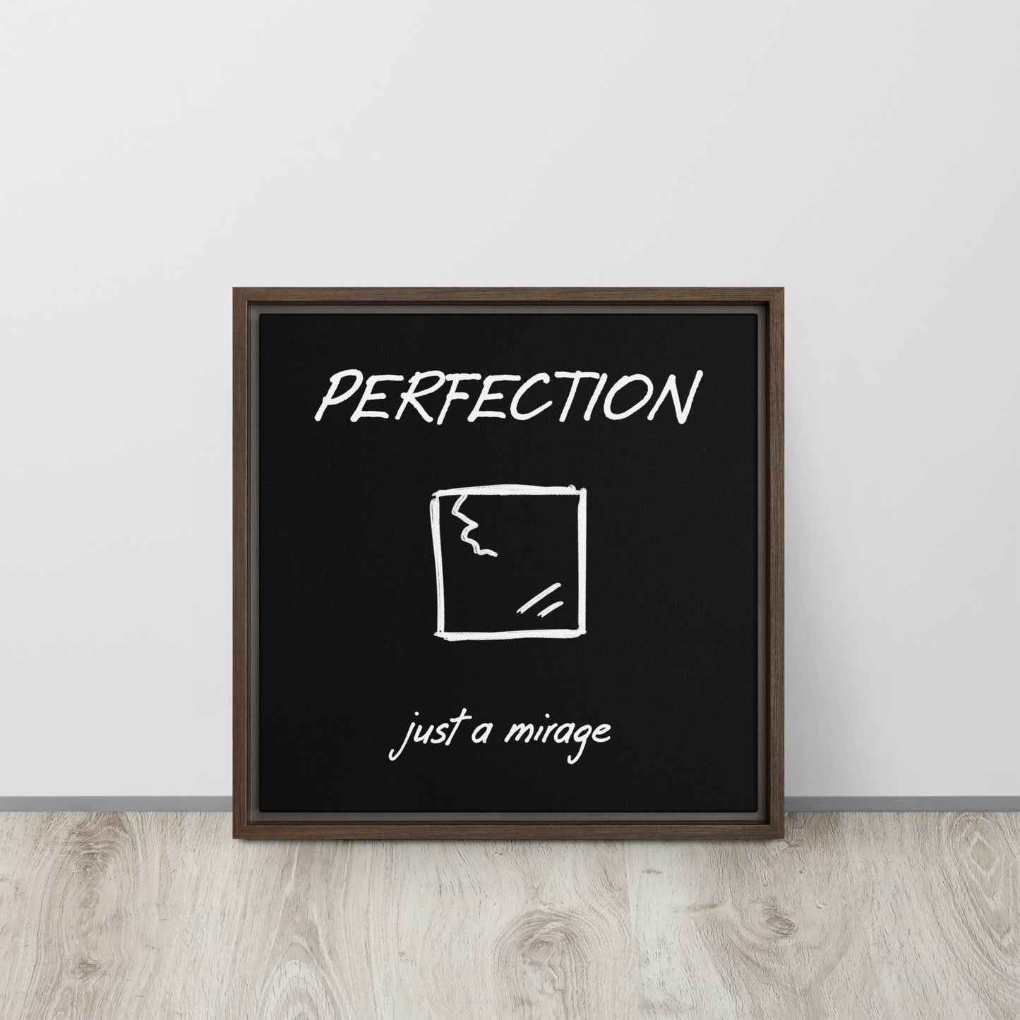 Perfection framed canvas