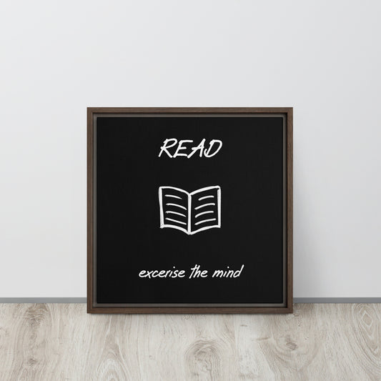 Read framed canvas