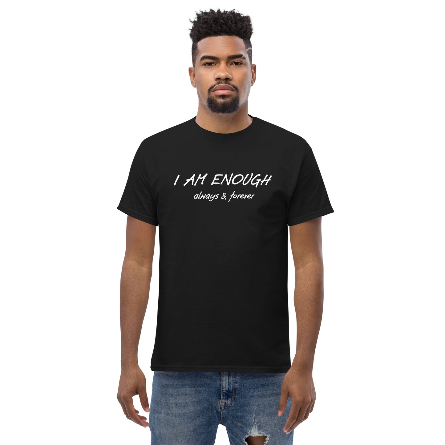 I am Enough men's classic tee