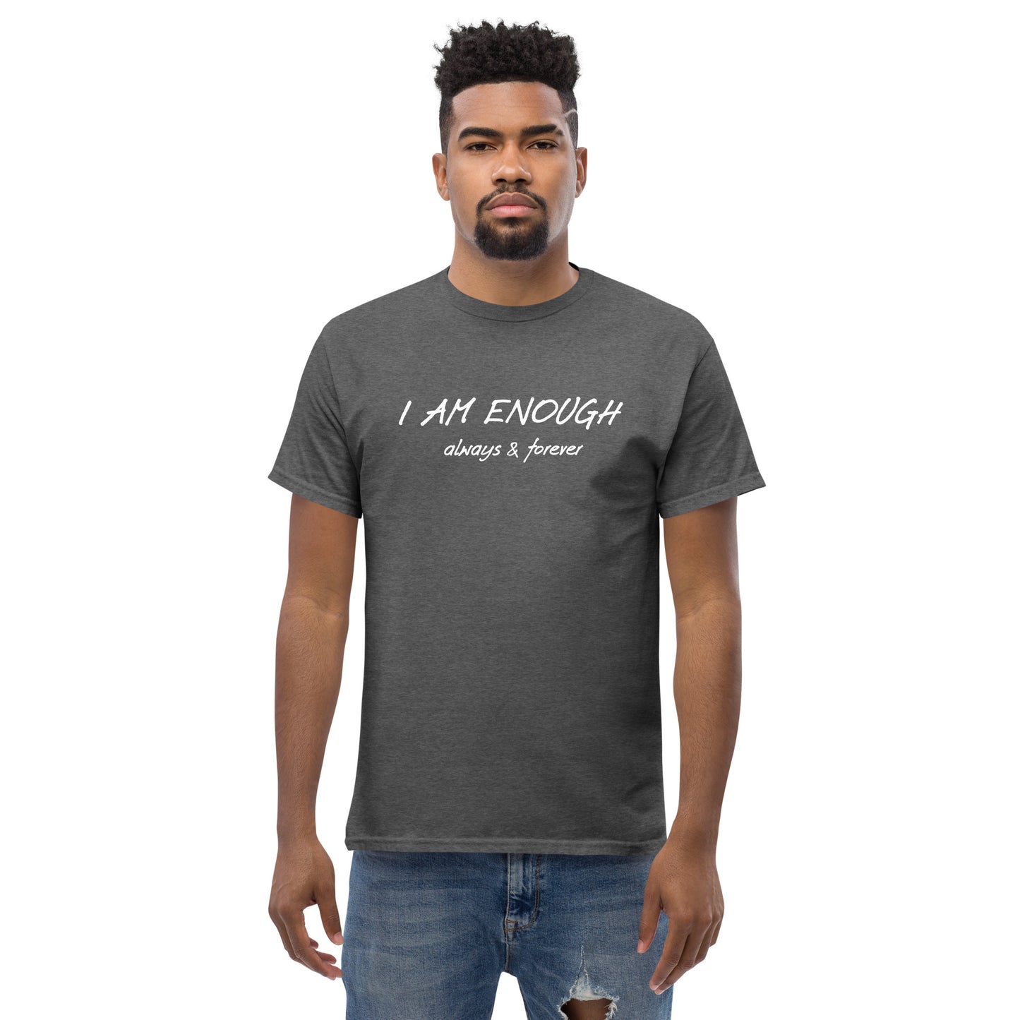 I am Enough men's classic tee