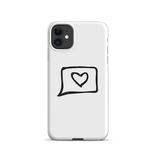 Self-talk snap case for iPhone®