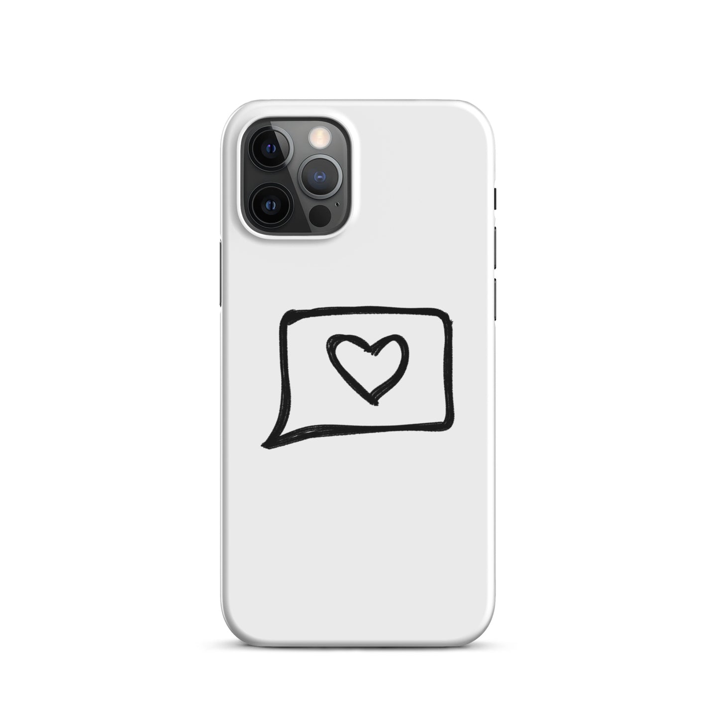 Self-talk snap case for iPhone®