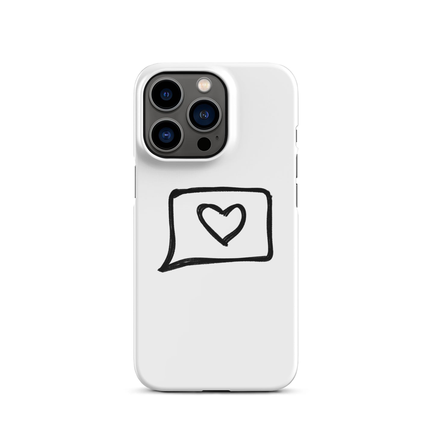 Self-talk snap case for iPhone®