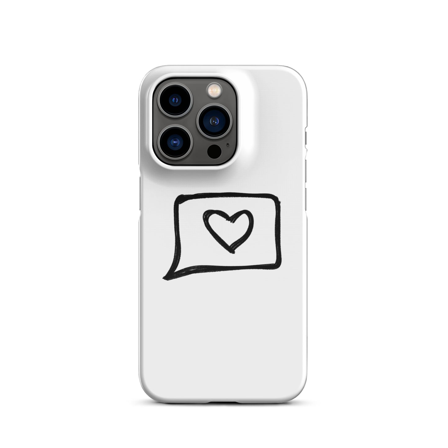 Self-talk snap case for iPhone®