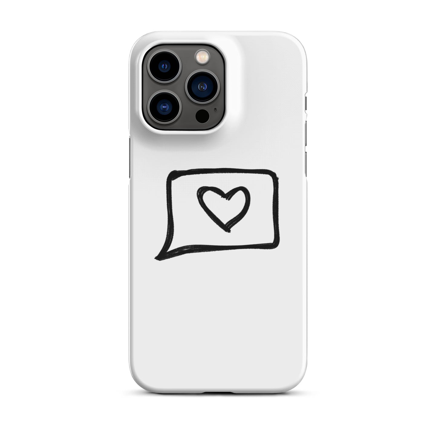 Self-talk snap case for iPhone®