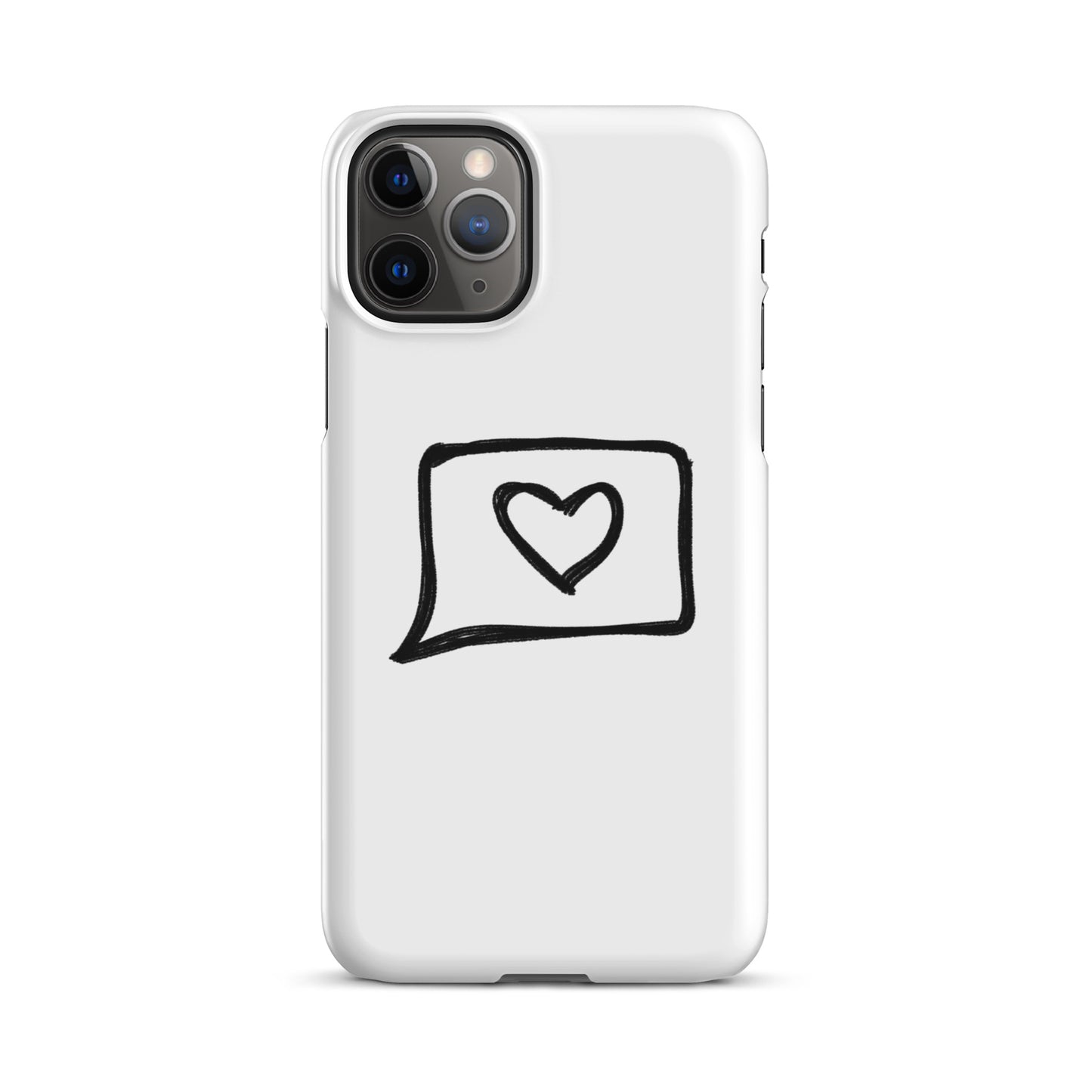 Self-talk snap case for iPhone®