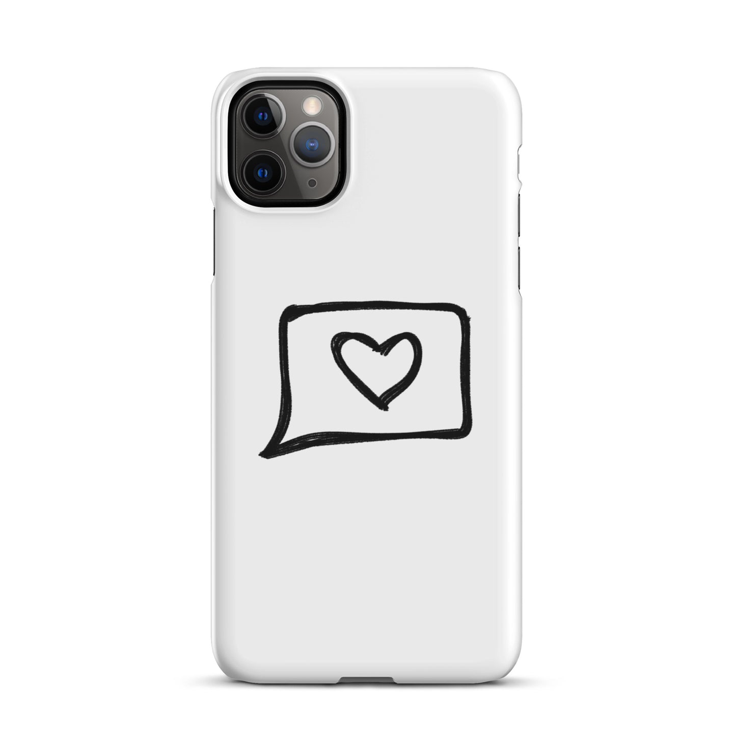 Self-talk snap case for iPhone®