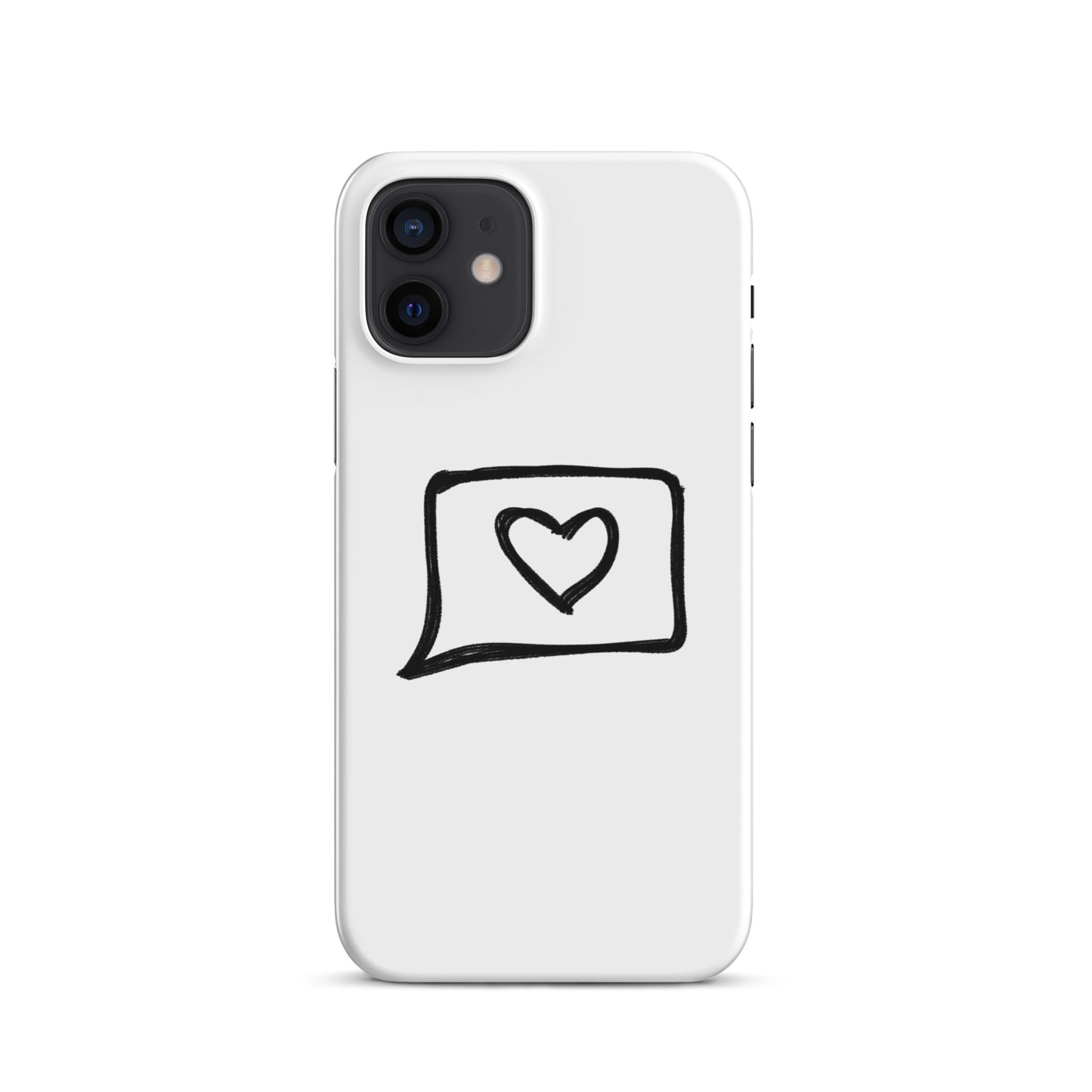 Self-talk snap case for iPhone®