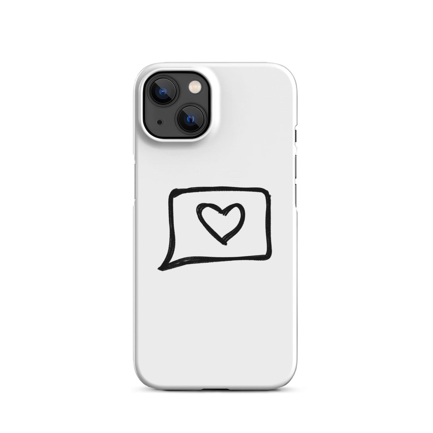 Self-talk snap case for iPhone®