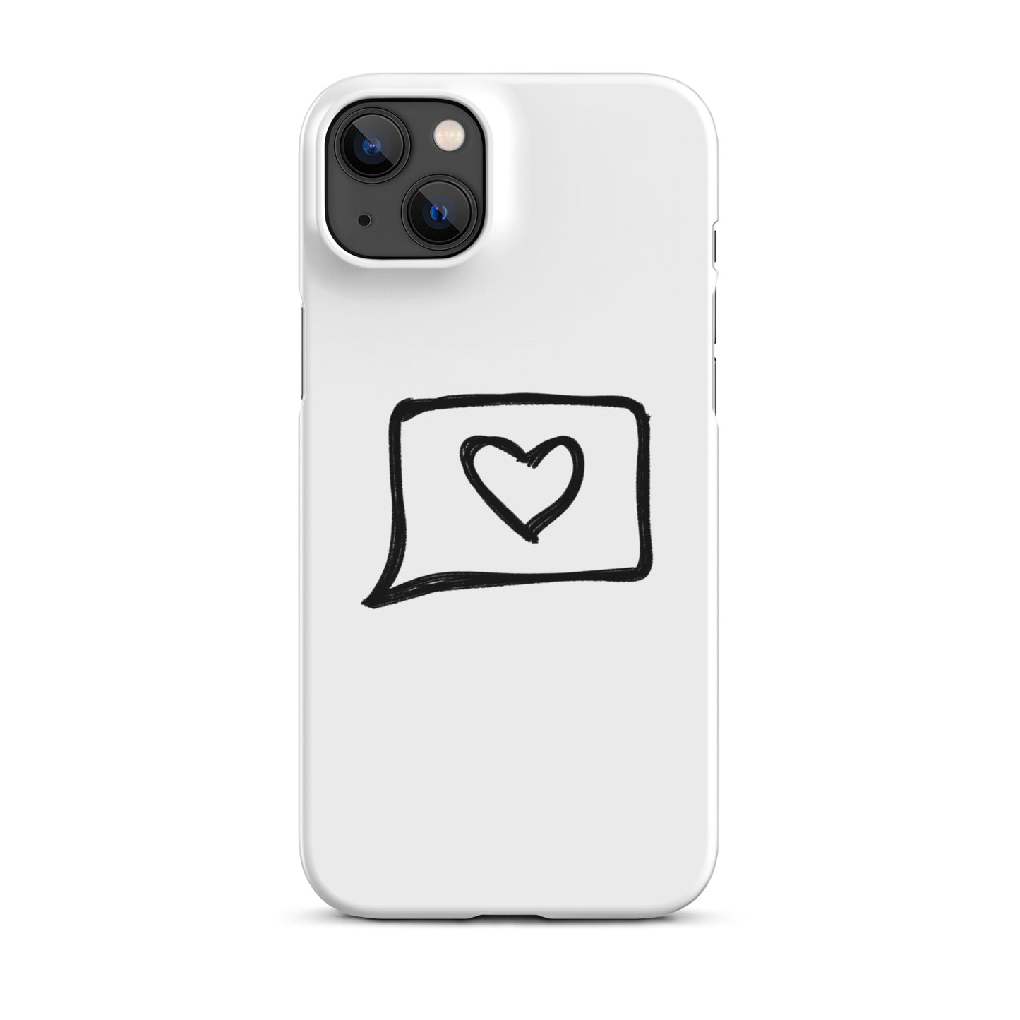 Self-talk snap case for iPhone®