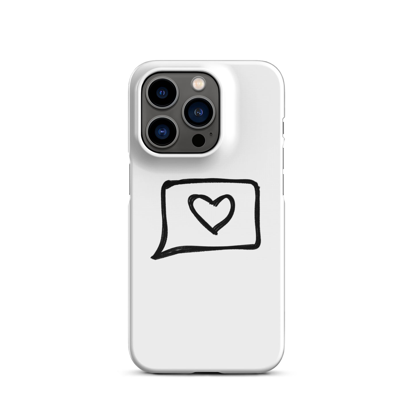 Self-talk snap case for iPhone®