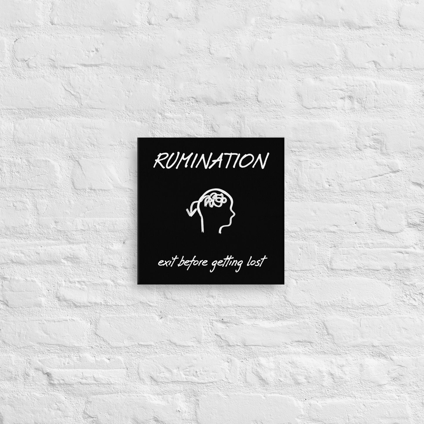 Rumination Thin canvas