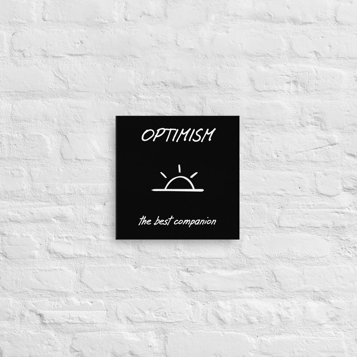 Optimism thin canvas