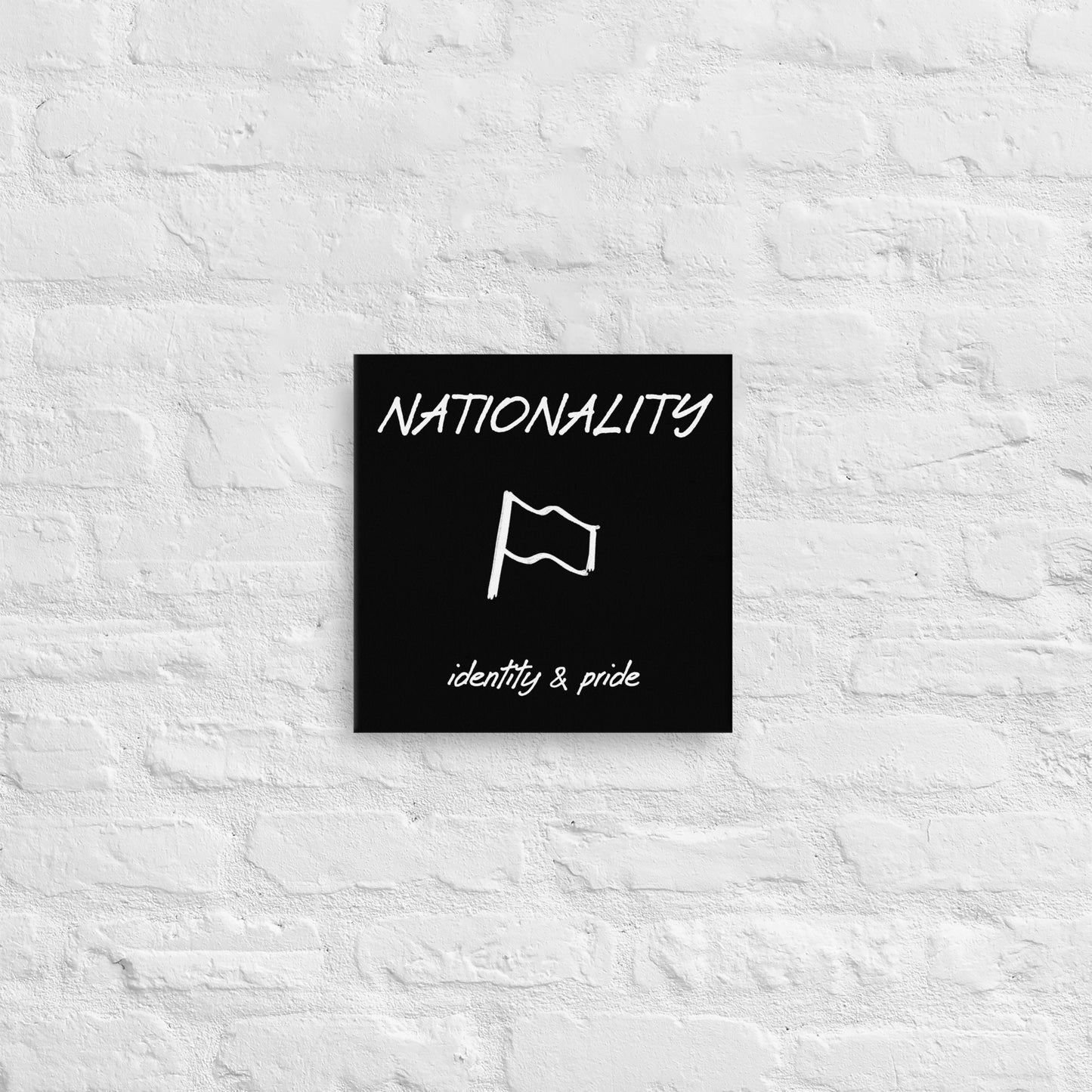 Nationality thin canvas