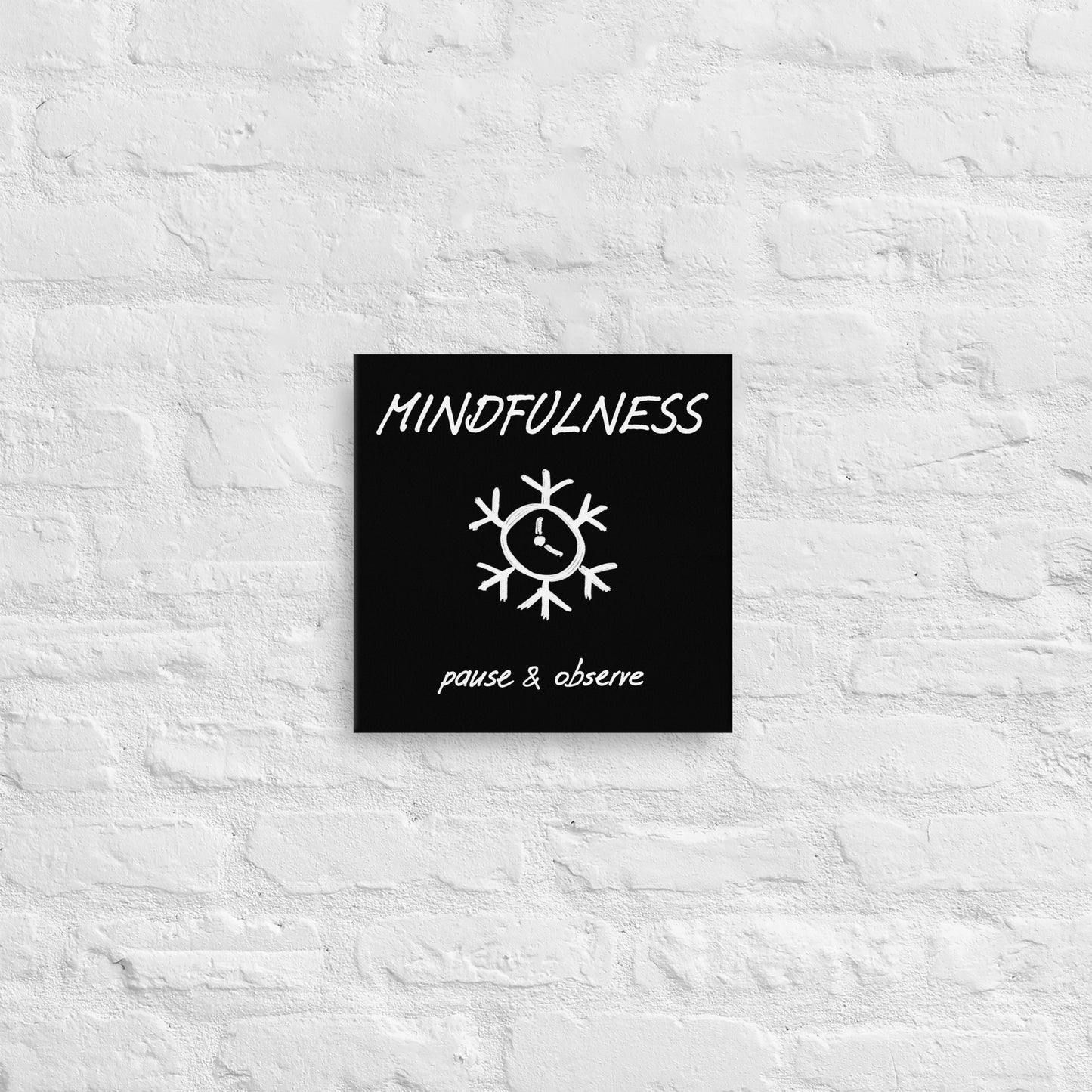 Mindfulness thin canvas